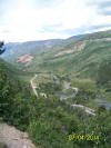 View toward Redstone Colorado from Hwy 133 to McClure Pass