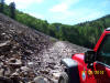 Talus slope on LaSal Pass Road