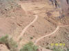 Looking down on the Shafer Trail, Canyonlands Nat'l Park