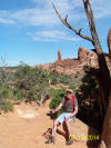 Jim with Dark Angel in the background, Arches Nat'l Park