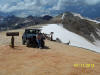 Terry and Jeep at Imogene Pass, 13,114 ft above sea level